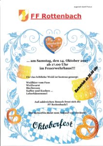 Oktoberfest FF Rottenbach